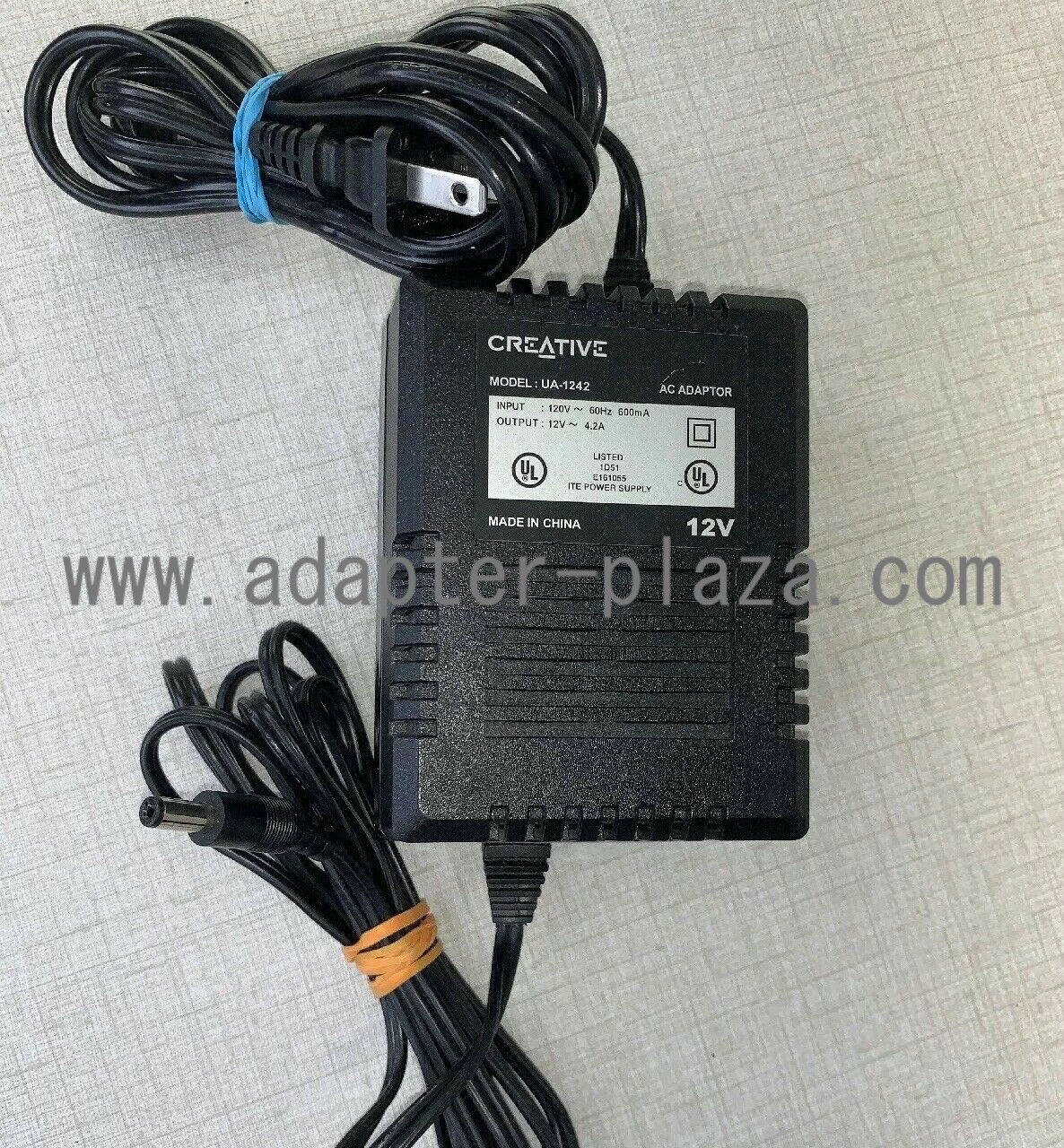 *NEW* Creative Ua-1242 12V AC 4.2A AC Adapter Power Supply - Click Image to Close